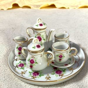 Miniature Ceramic Tea Set